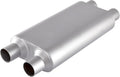 2.25 inch Inlet Outlet Performance Automotive Muffler Exhaust Pack of 2 X712070