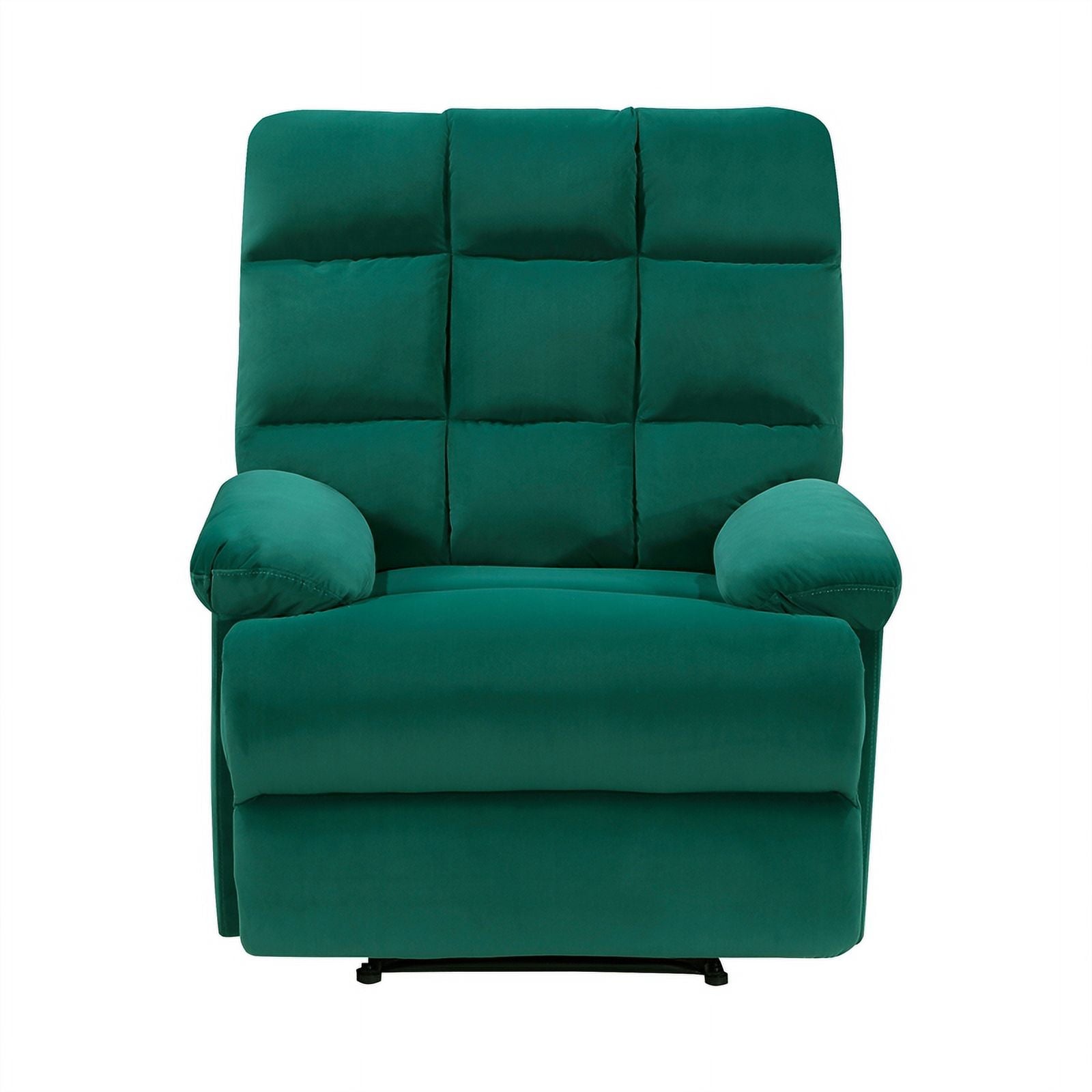 Green Velvet Manual Recliner X60891