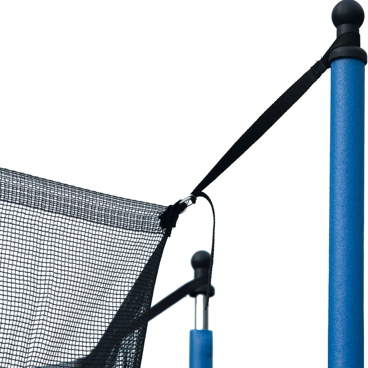 14FT Outdoor Trampoline with Basketball Hoop, Ladder and Safety Enclosure Net P3864