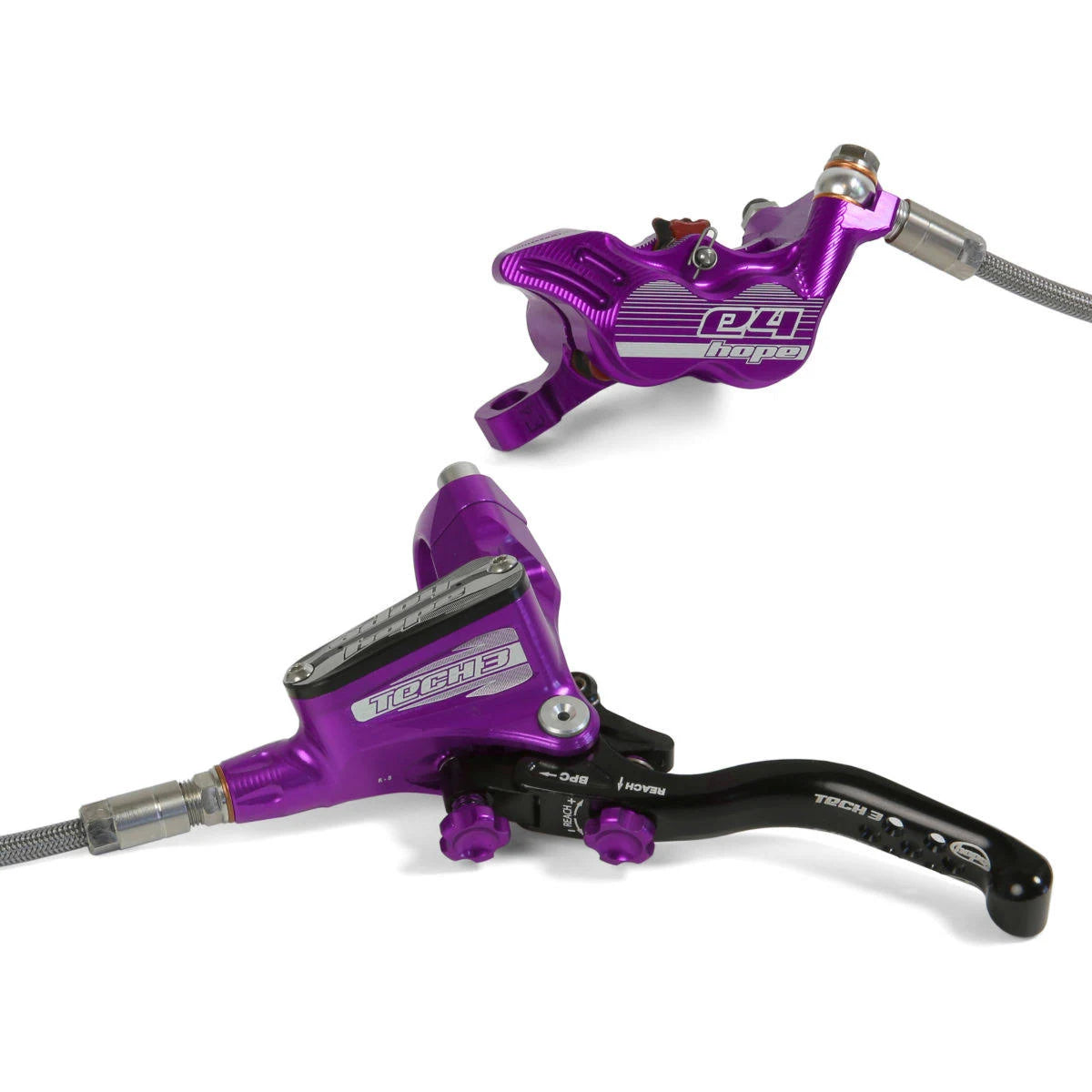 Braided Disc Brake Purple C24480