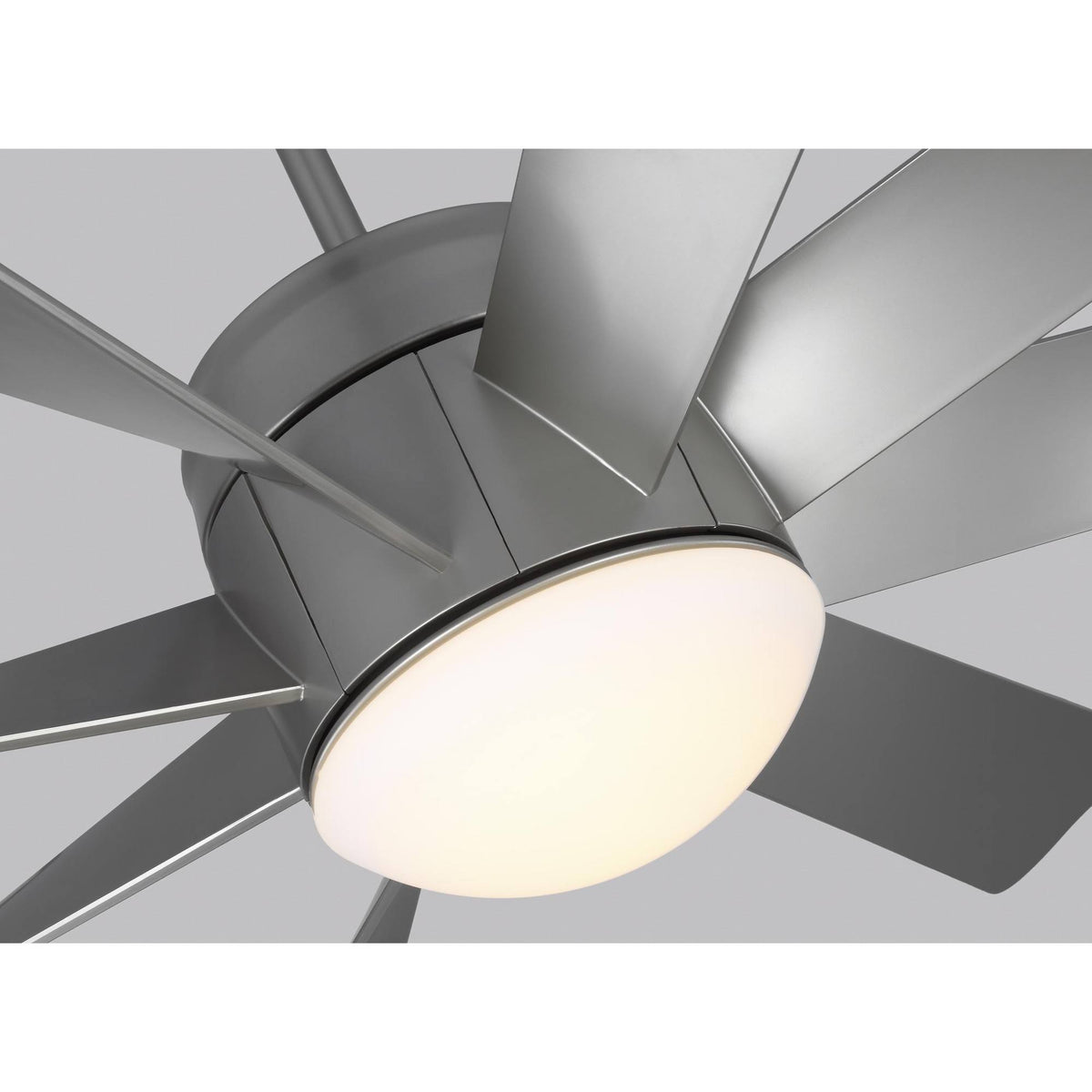 56x22 LED Ceiling Fan Brushed Steel X43087