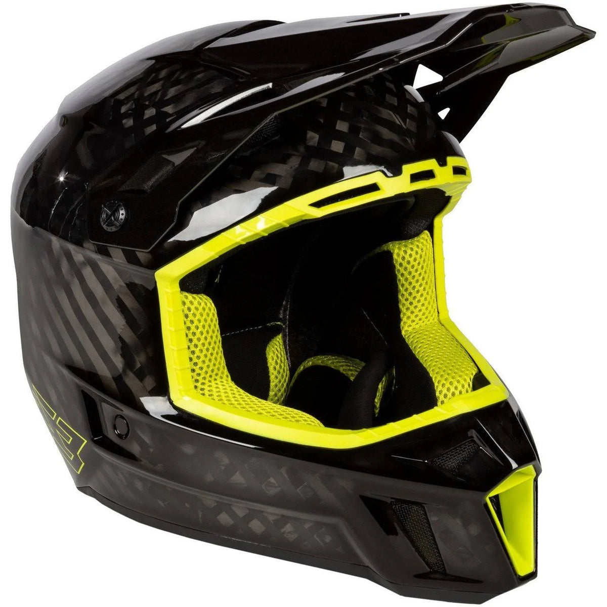Draft Vivid Blue Carbon Helmet V6997