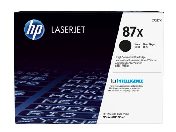 HP 87X High Yield Black Original LaserJet Toner Cartridge Z375192