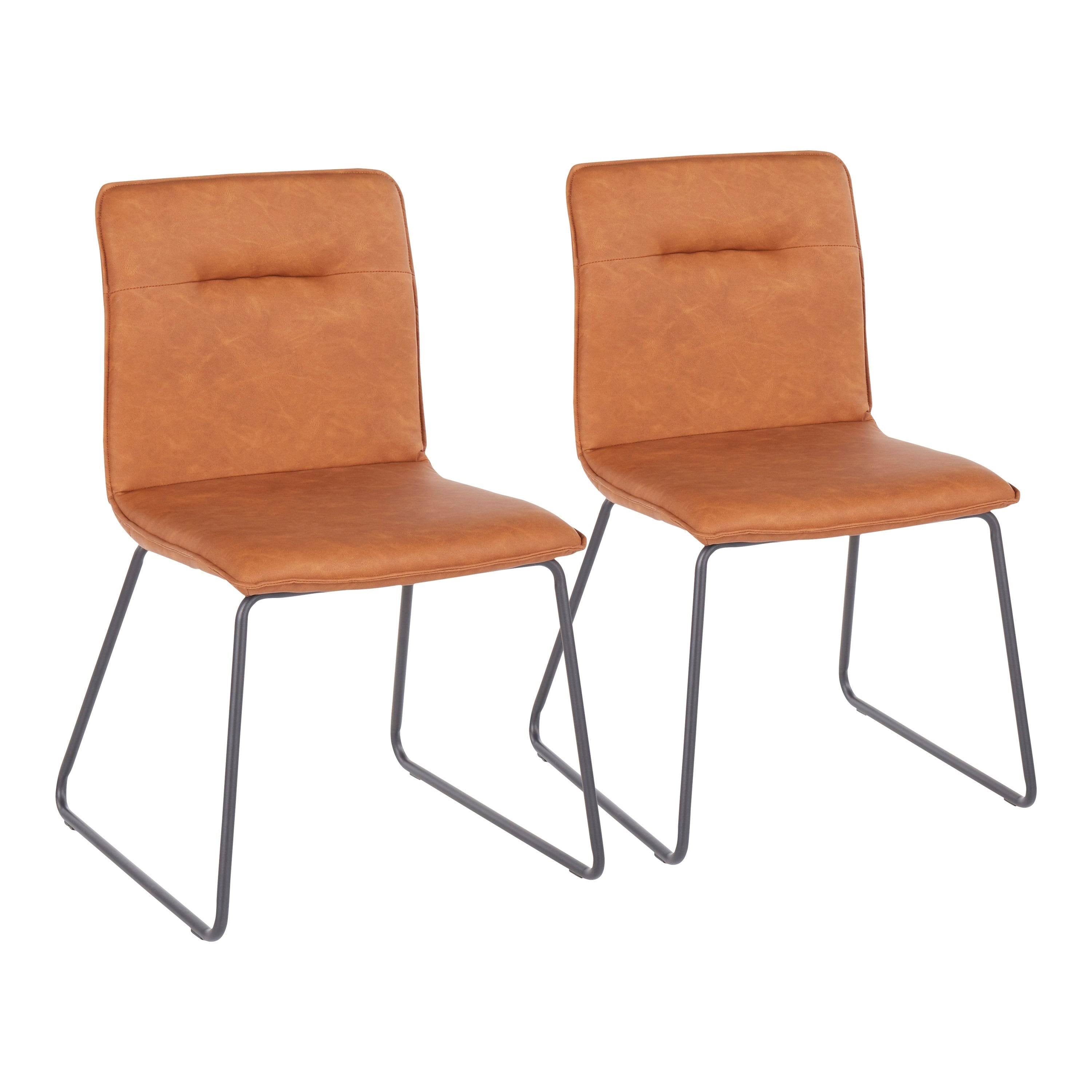 Industrial Dining Chair (Set of 2) Grey Q712457