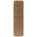 Beige 7 inch x 24 inch Indoor Carpet Stair Treads Slip Resistant Backing Set of 15 N252702