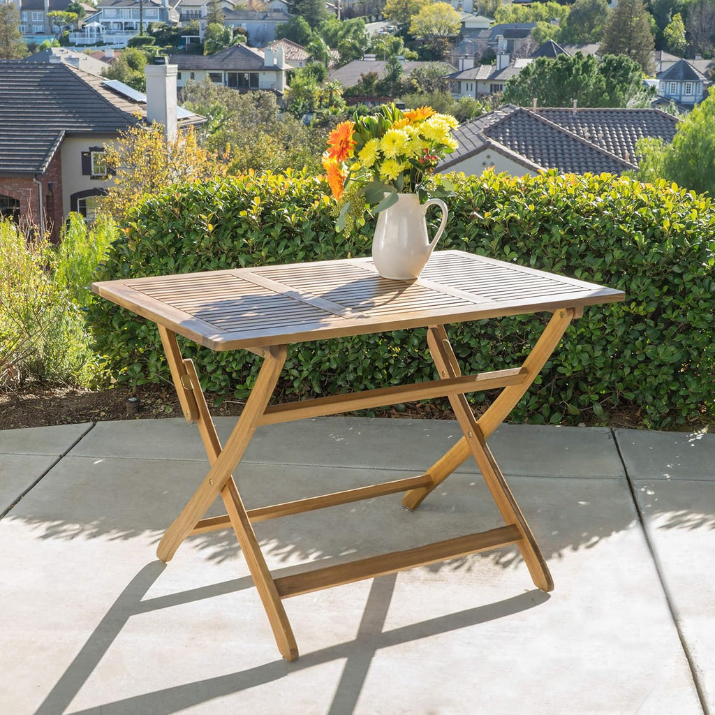 Acacia Wood Foldable Dining Table V20526
