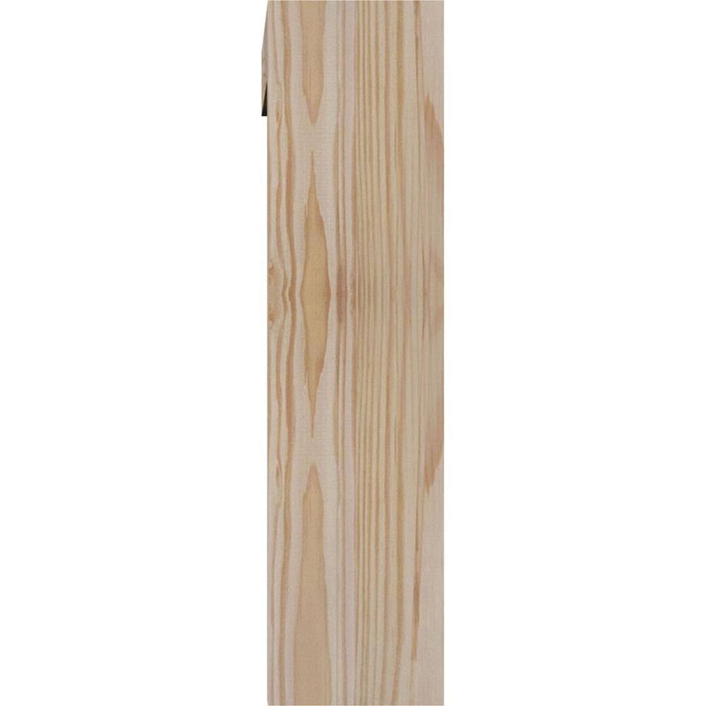 3 1/2x22W x 14x22D x 14x22H Douglas Fir Bracket with Offset Brace J138258