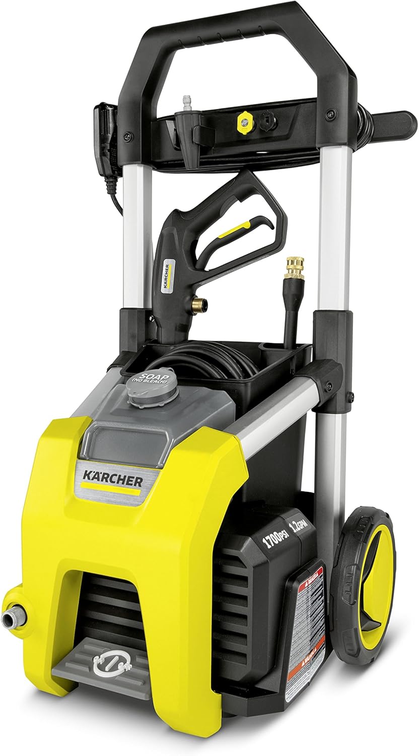 1700 PSI Electric Power Pressure Washer with 3 Nozzle Attachments P51897
