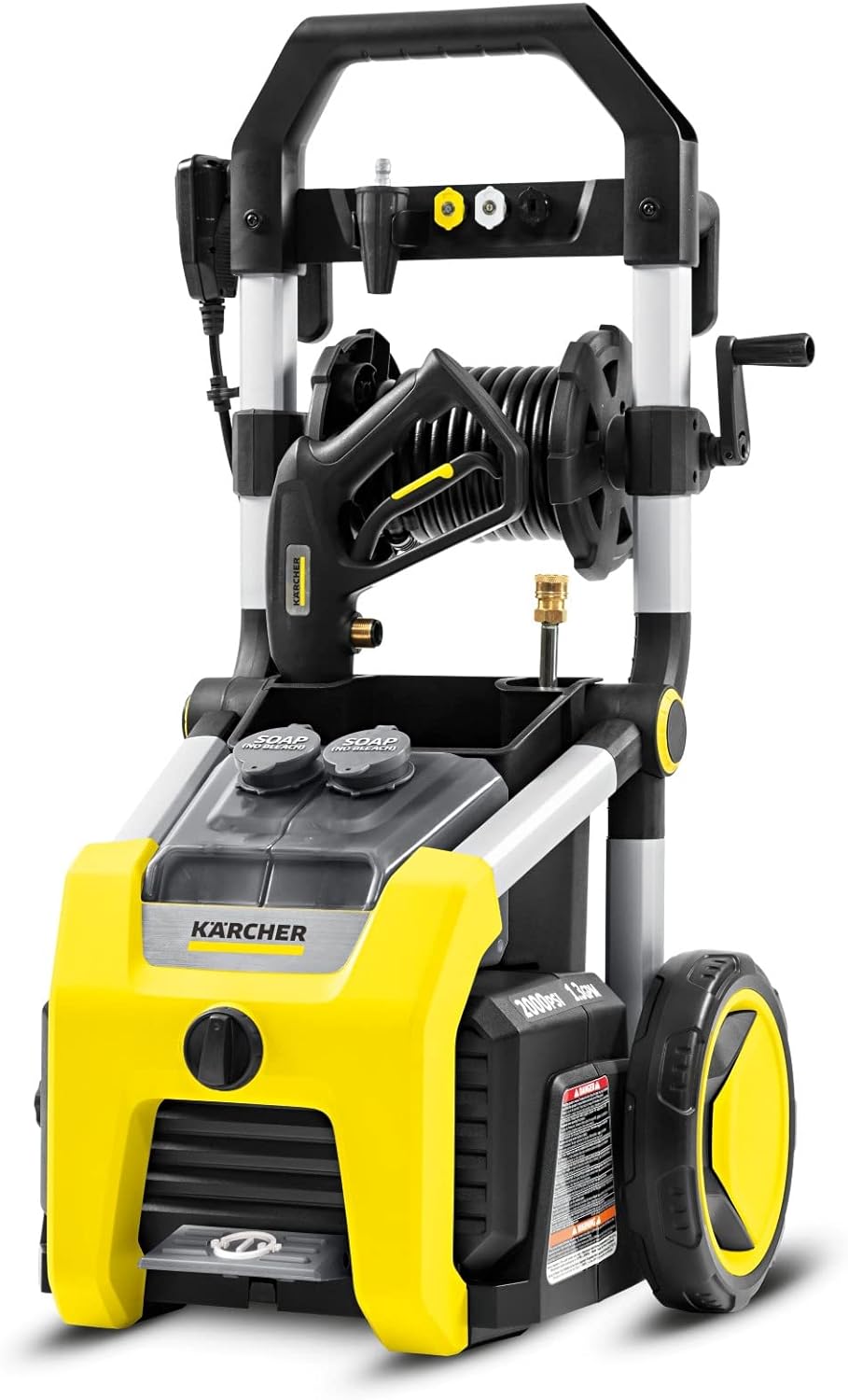 1700 PSI Electric Power Pressure Washer with 3 Nozzle Attachments P51897