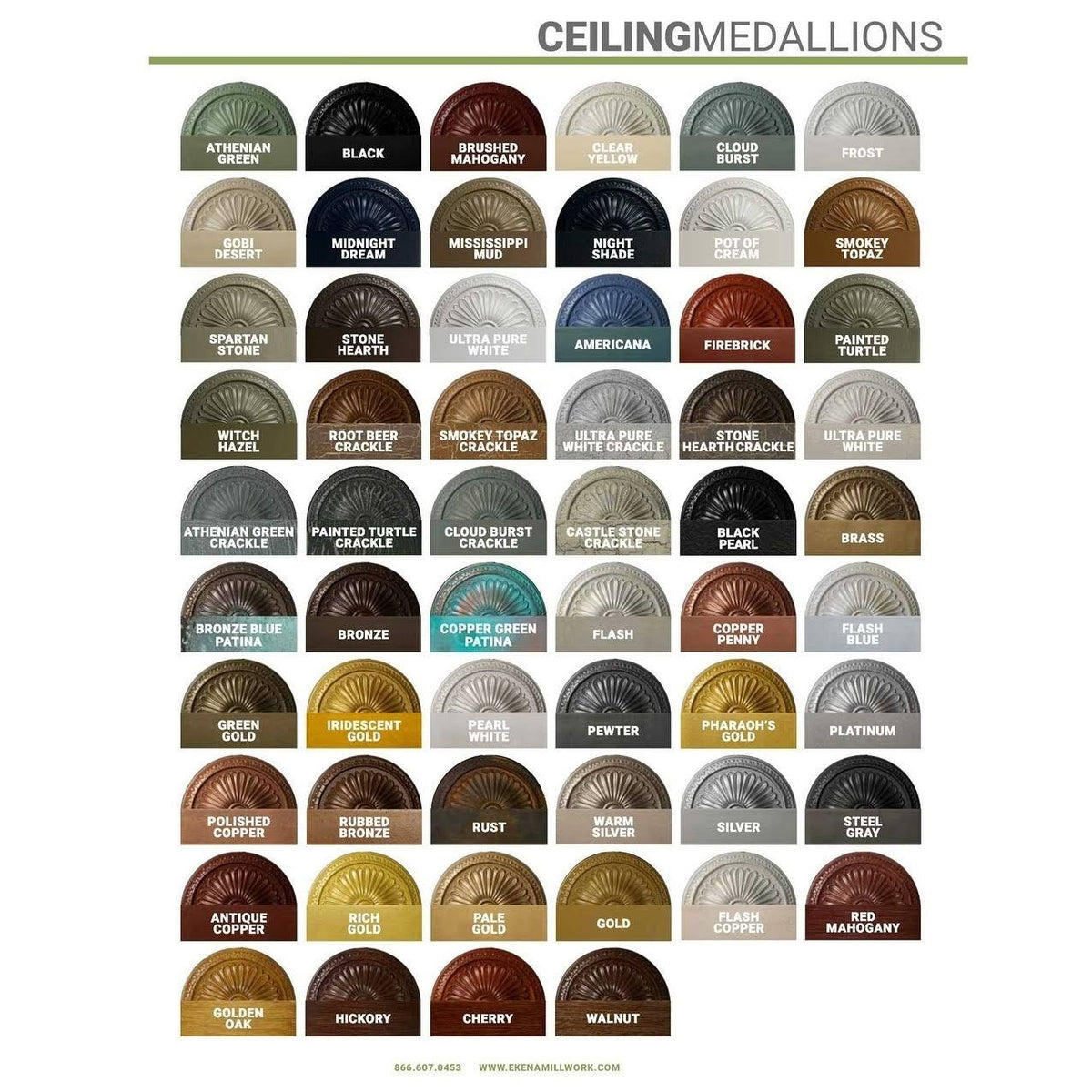Emery Leaf Ceiling Medallion T867914