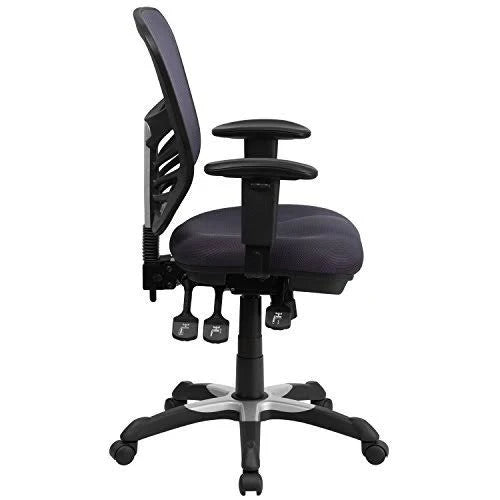 Mid-Back Dark Gray Mesh Executive Swivel Chair B76566
