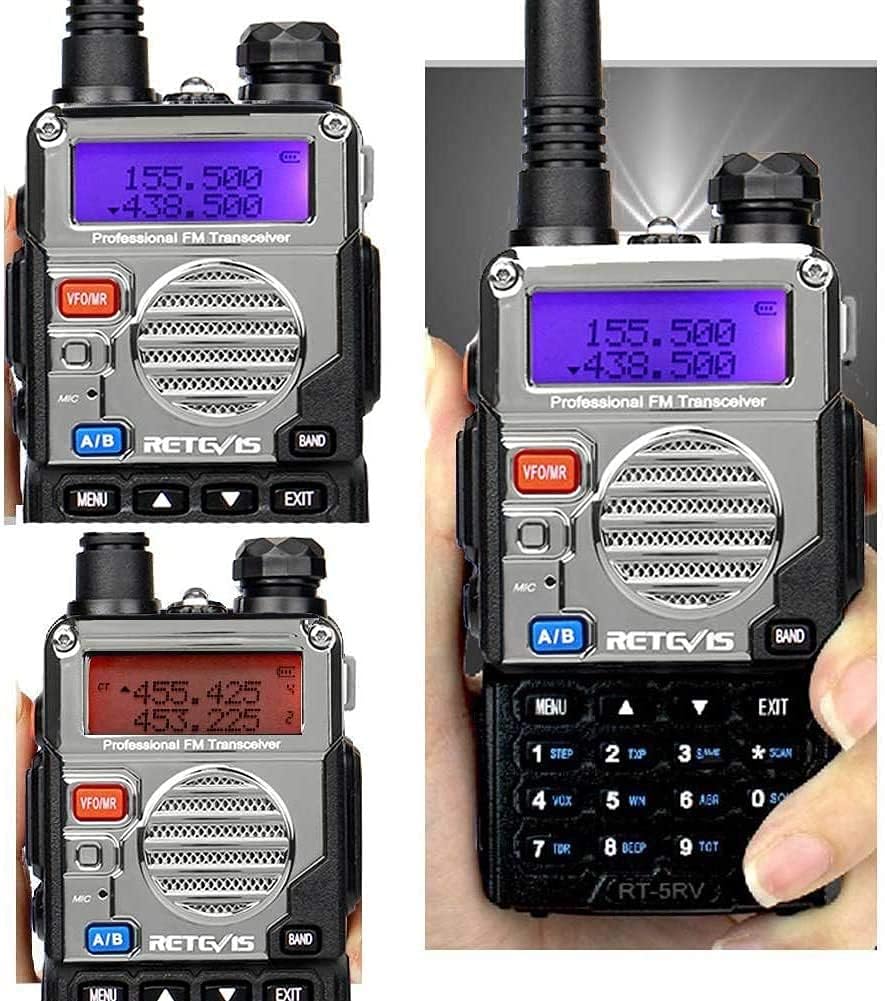 6 Pack Dual Band Rechargeable Walkie Talkies with 6-Way Charging Station T7807