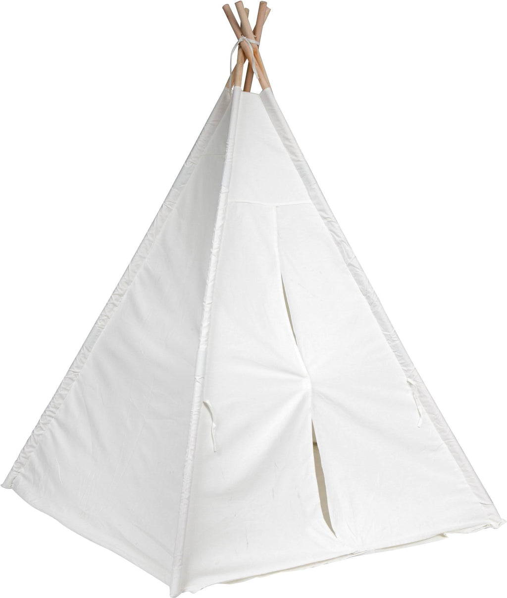 White Pine Wood Teepee Play House with Carry Case Q654607
