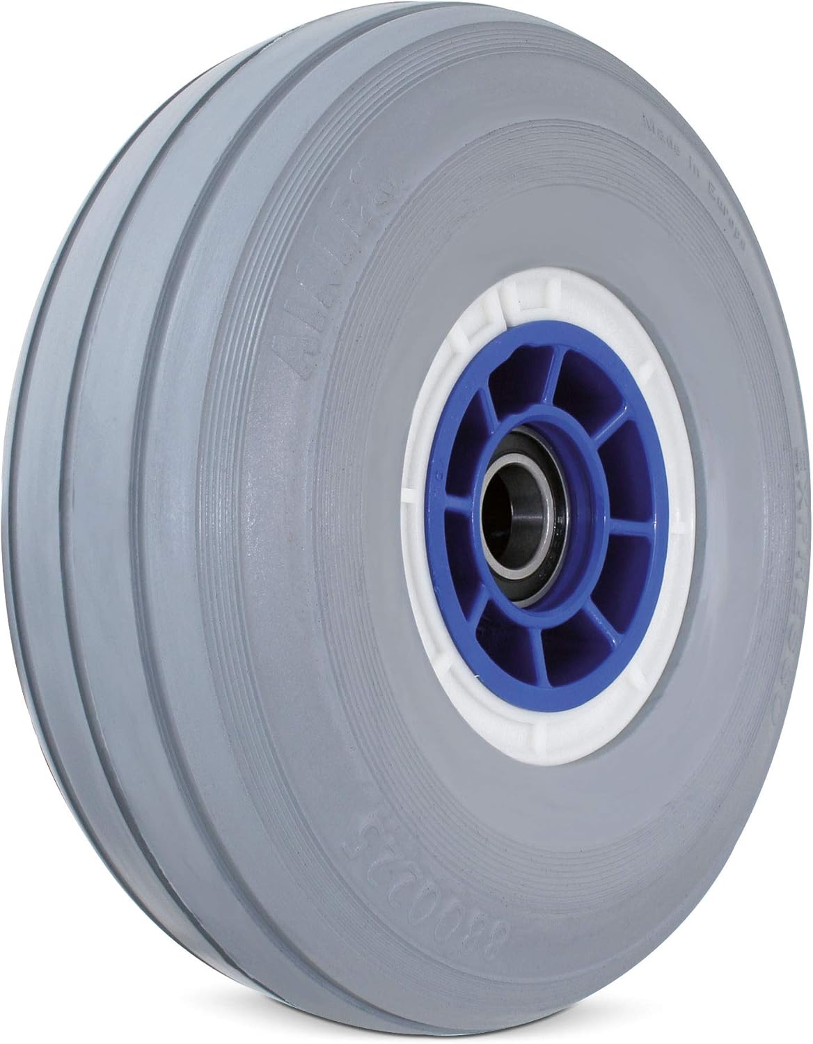 Blue Aluminum Hand Truck with Folding Shovel, 570 Lbs. Capacity, Solid Rubber Tires M5028