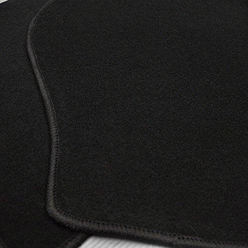 4 Pcs Black Nylon Floor Mats D46802