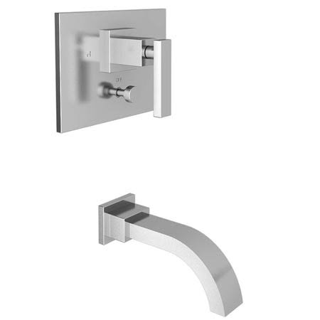 White Pressure Balance Tub & Shower Trim B71800