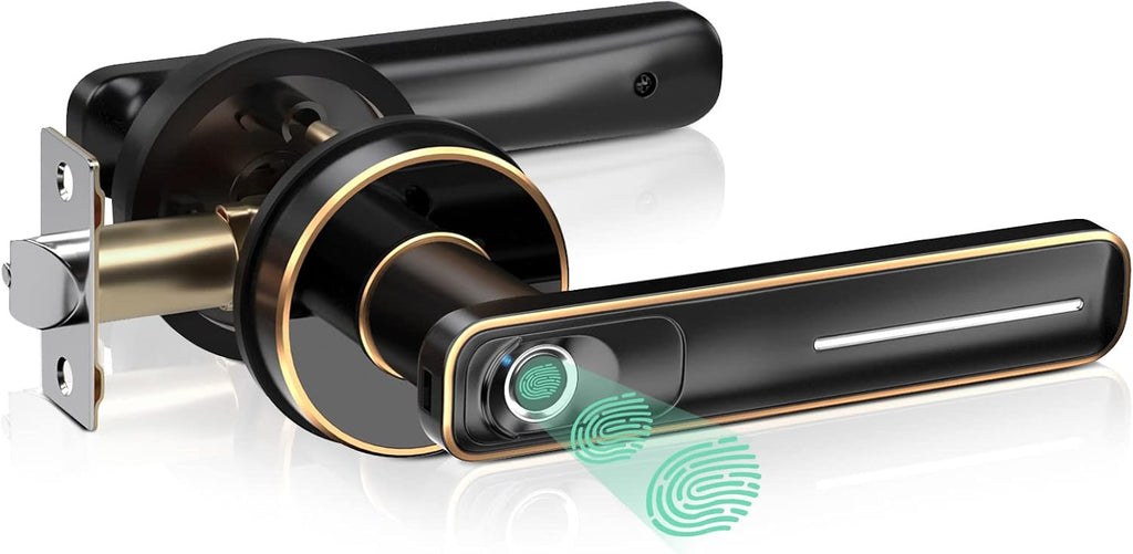 Fingerprint Door Lock, Biometric Door Knob, Pack of 2 H309192