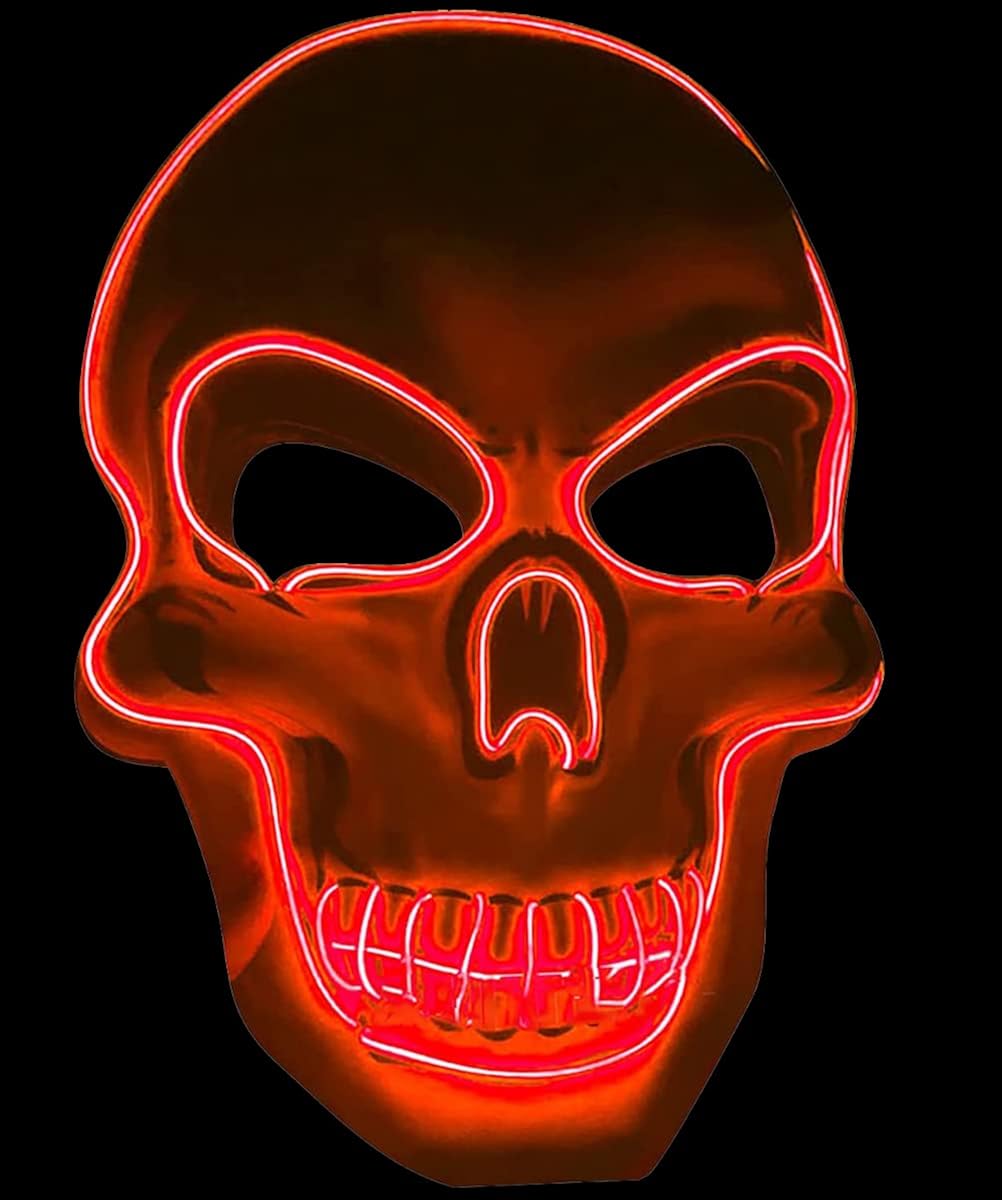 Halloween LED Light up Masks, Pack of 2 M9941