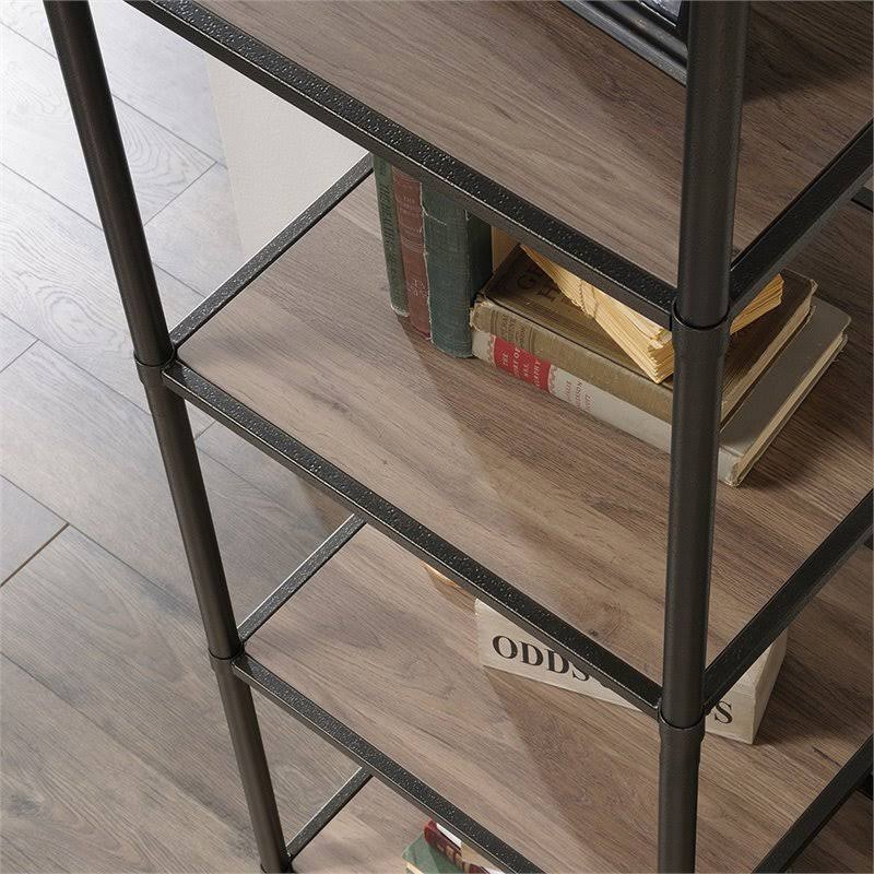 4 Shelf Bookcase in Salt Oak X9020