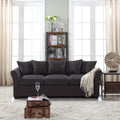 Dark Grey Linen Fabric Sofa S921467