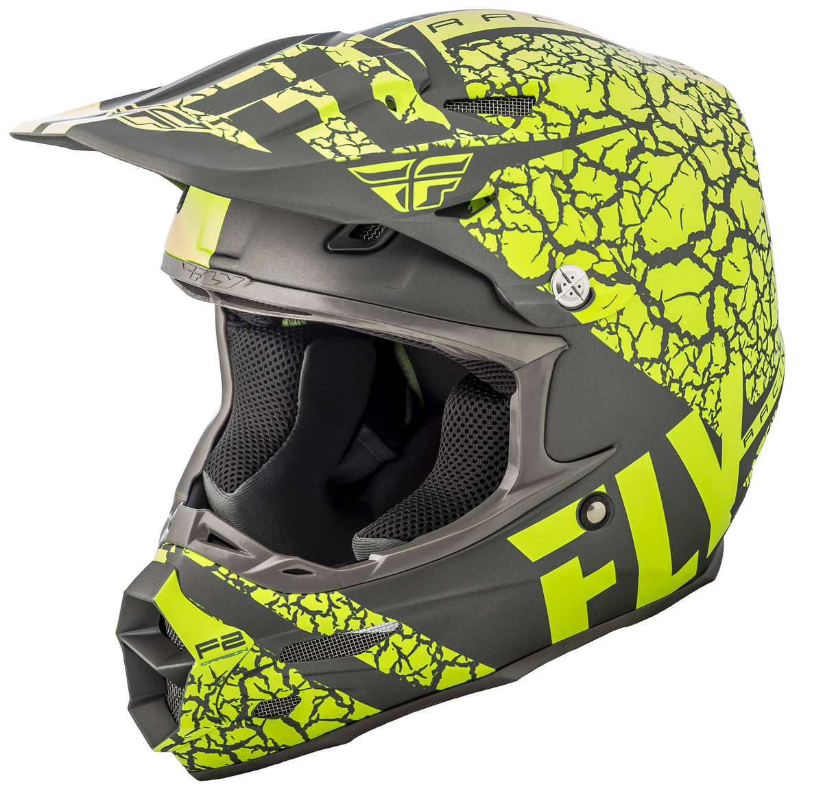Matte Grey/Hi-Vis F2 Carbon Helmet R296149