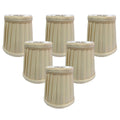 3.5 Silk Empire Candelabra Shade Set of 6 L218017