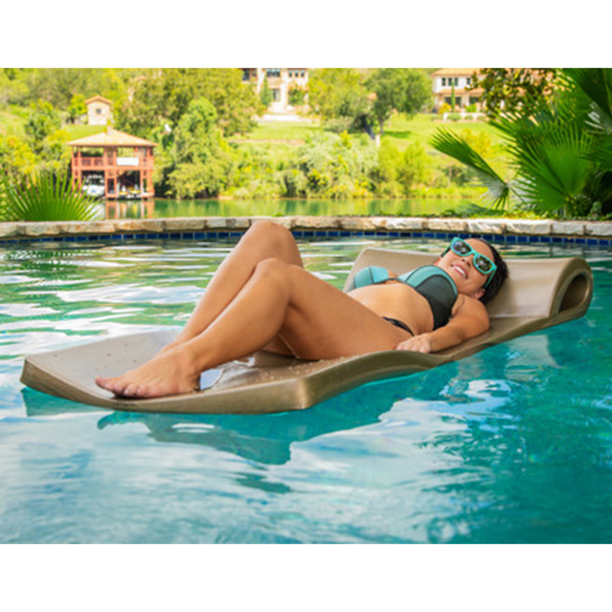 Mint Green Foam Pool Lounge Float C6737