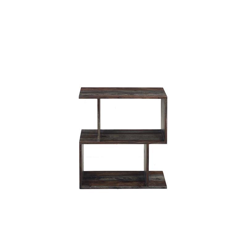 Gray Solid Sheesham Wood Bookcase E42649