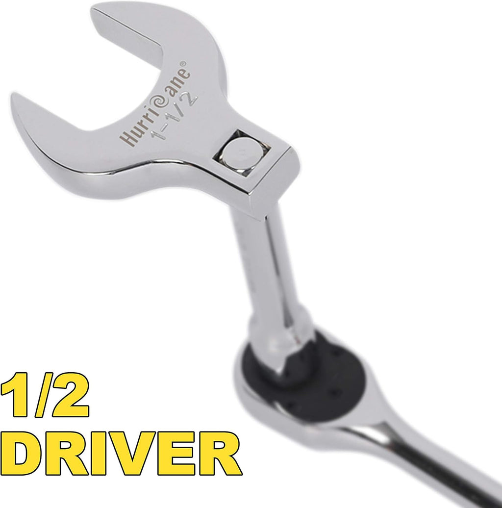 1/2" Drive Jumbo Crowfoot Wrench Set, SAE 1-1/16" to 2", 14 Piece L264776
