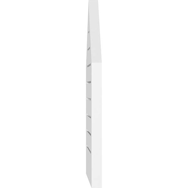 Peaked Top Surface Mount PVC Gable Vent A1843