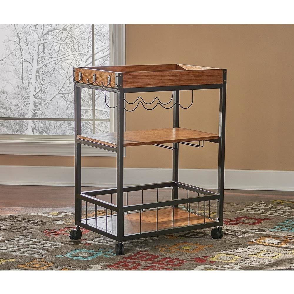 Black Kitchen Cart Z424
