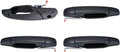4pcs Black Exterior Door Handles W6795