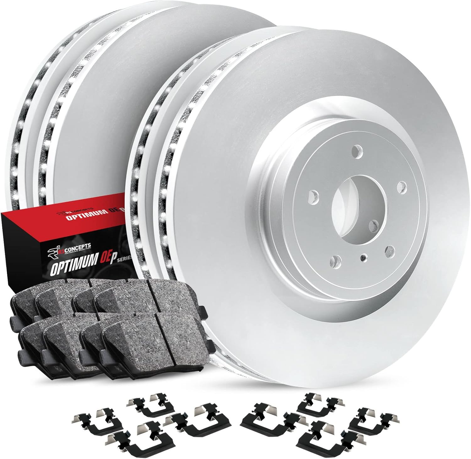 Carbon Brake Rotors with Pads and Hardware Kit E292