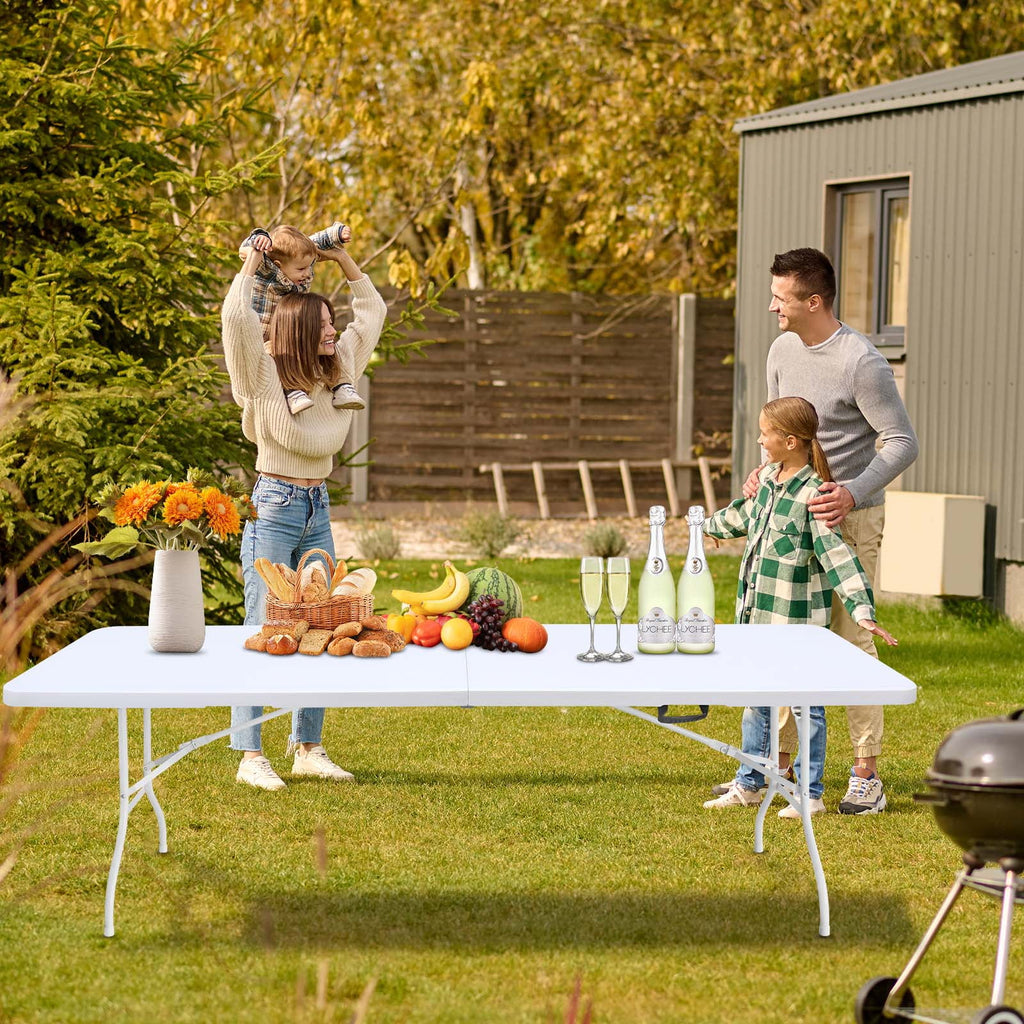 8ft Multi-purpose Outdoor Folding Picnic Table E820394