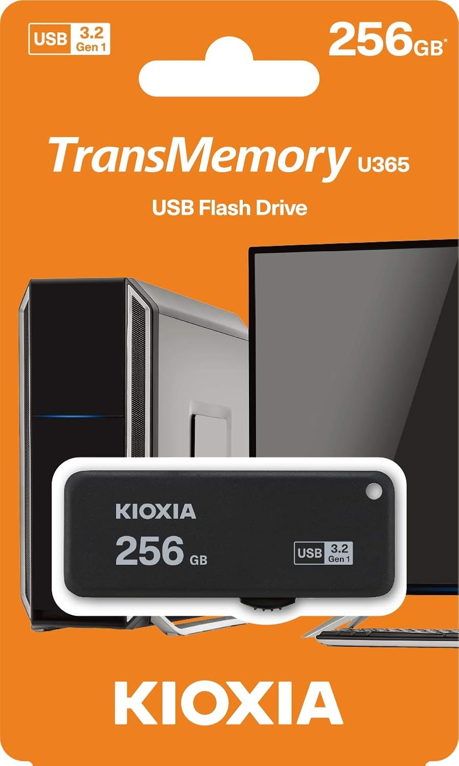 256GB USB3.2 Flash Drive Black Pack of 2 I430