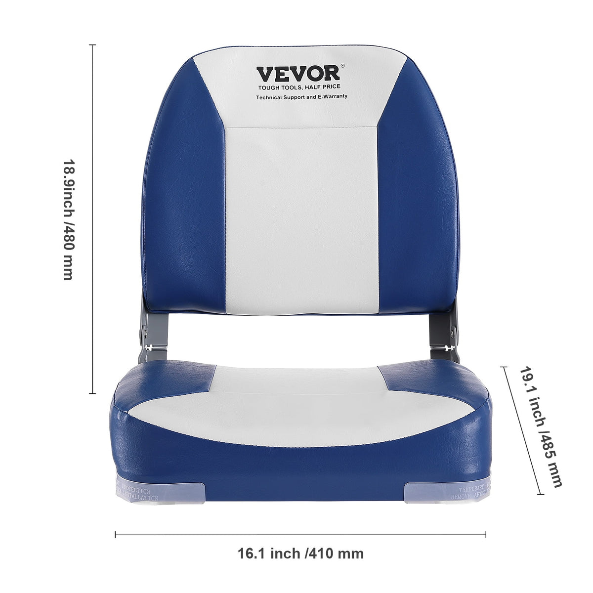 Low Back Fold-Down Fishing Boat Seat Chair N634
