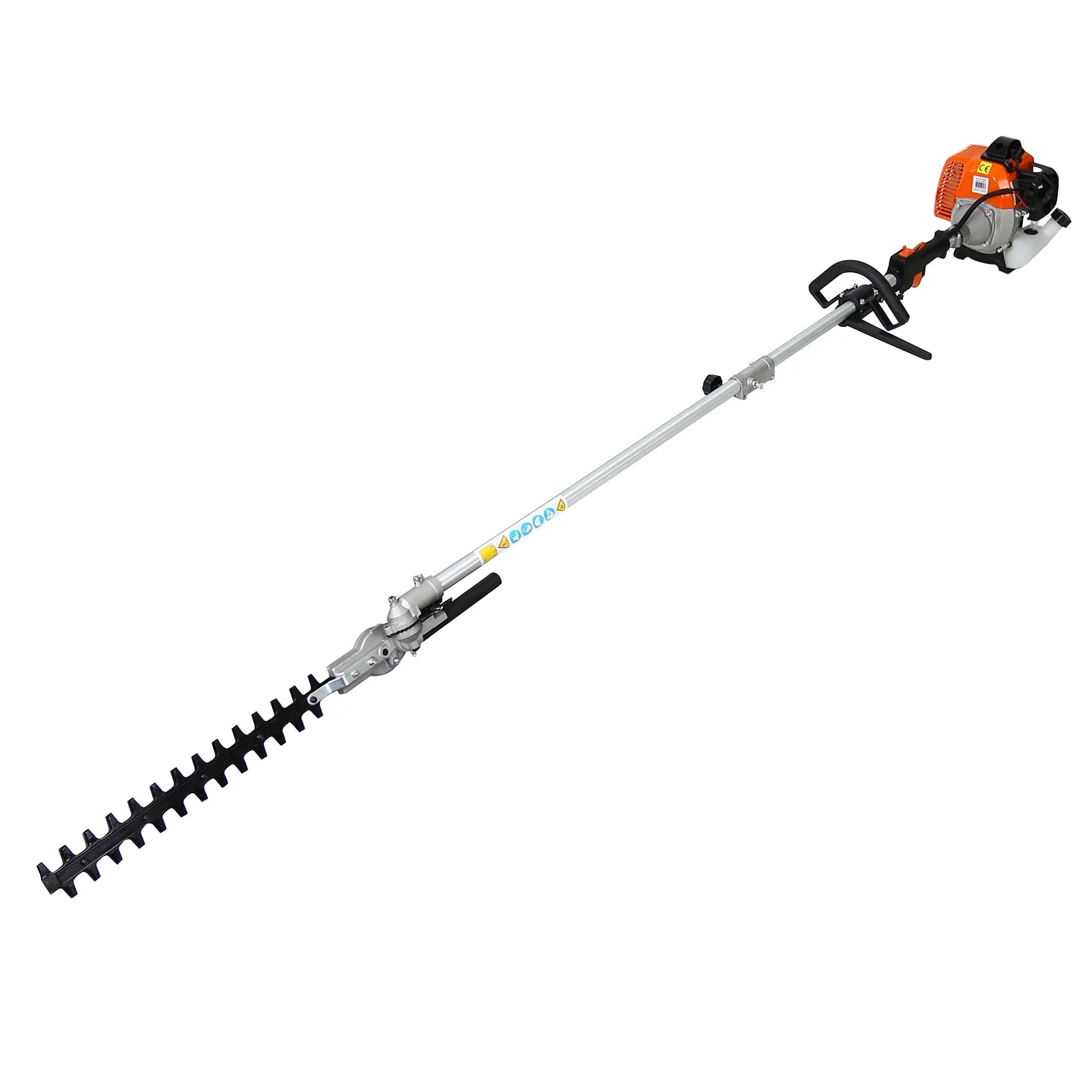 10 in 1 52CC 2-Cycle Garden Tool System with Pole Saw, Hedge Trimmer, Grass Trimmer, and Brush Cutter W199754