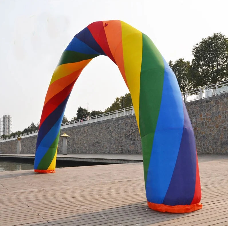 32.8ft Inflatable Rainbow Arch with Blower I4633