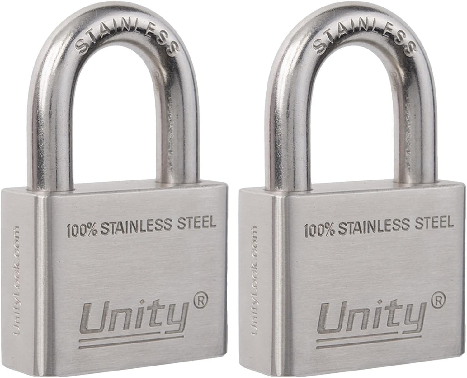 100% Stainless Steel Keyed Alike Marine Lock, Pack of 2 (50mm) J903303