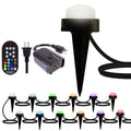 12 Lifetime Seasons LED Landscape Mini Puck Lights (22ft) White H79535