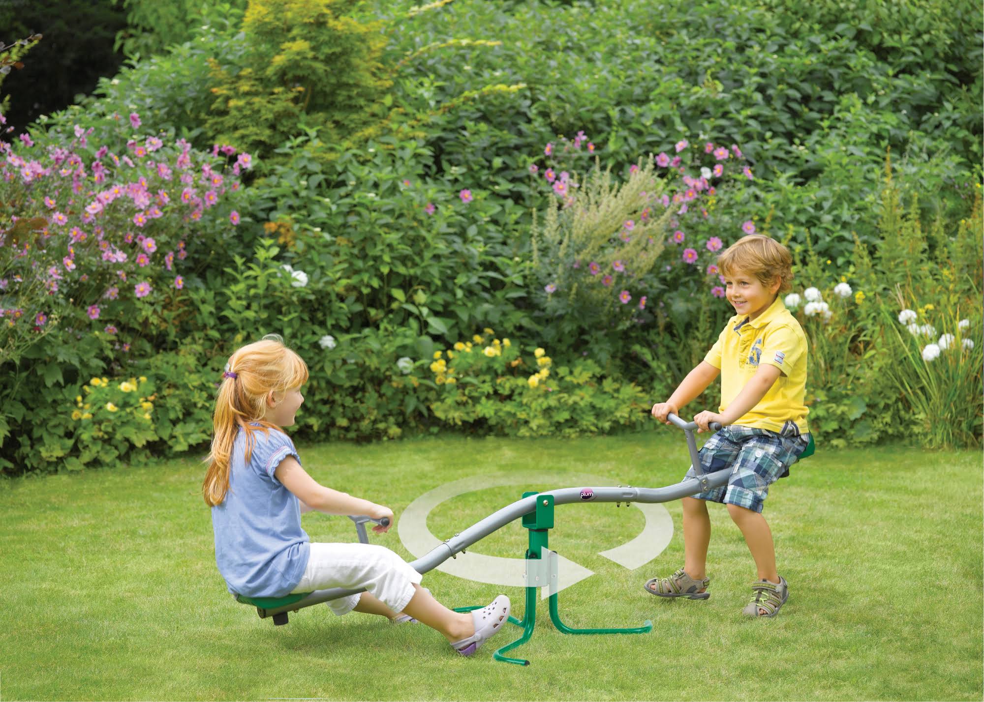 Metal See Saw, Purple & Teal Z943606