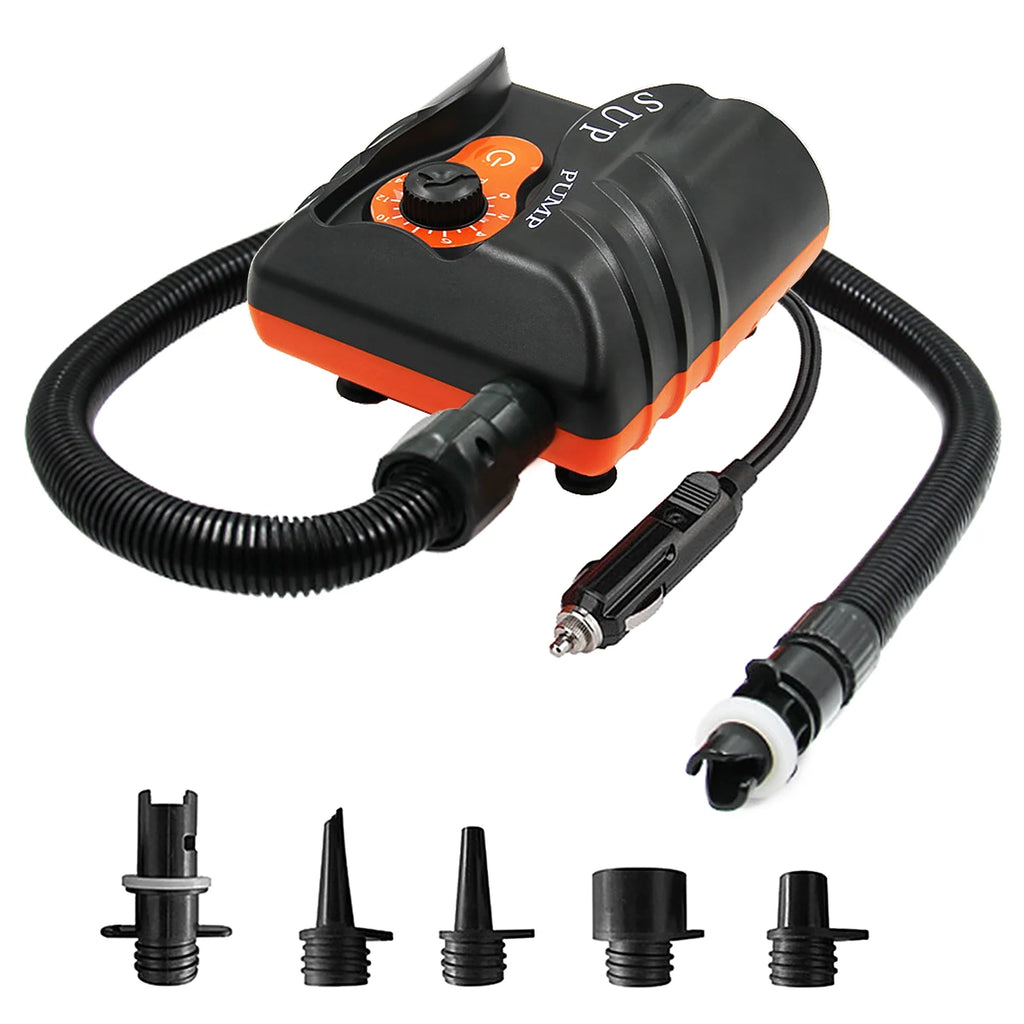 16PSI Electric Inflation Air Pump with 6PCS Nozzles W9645