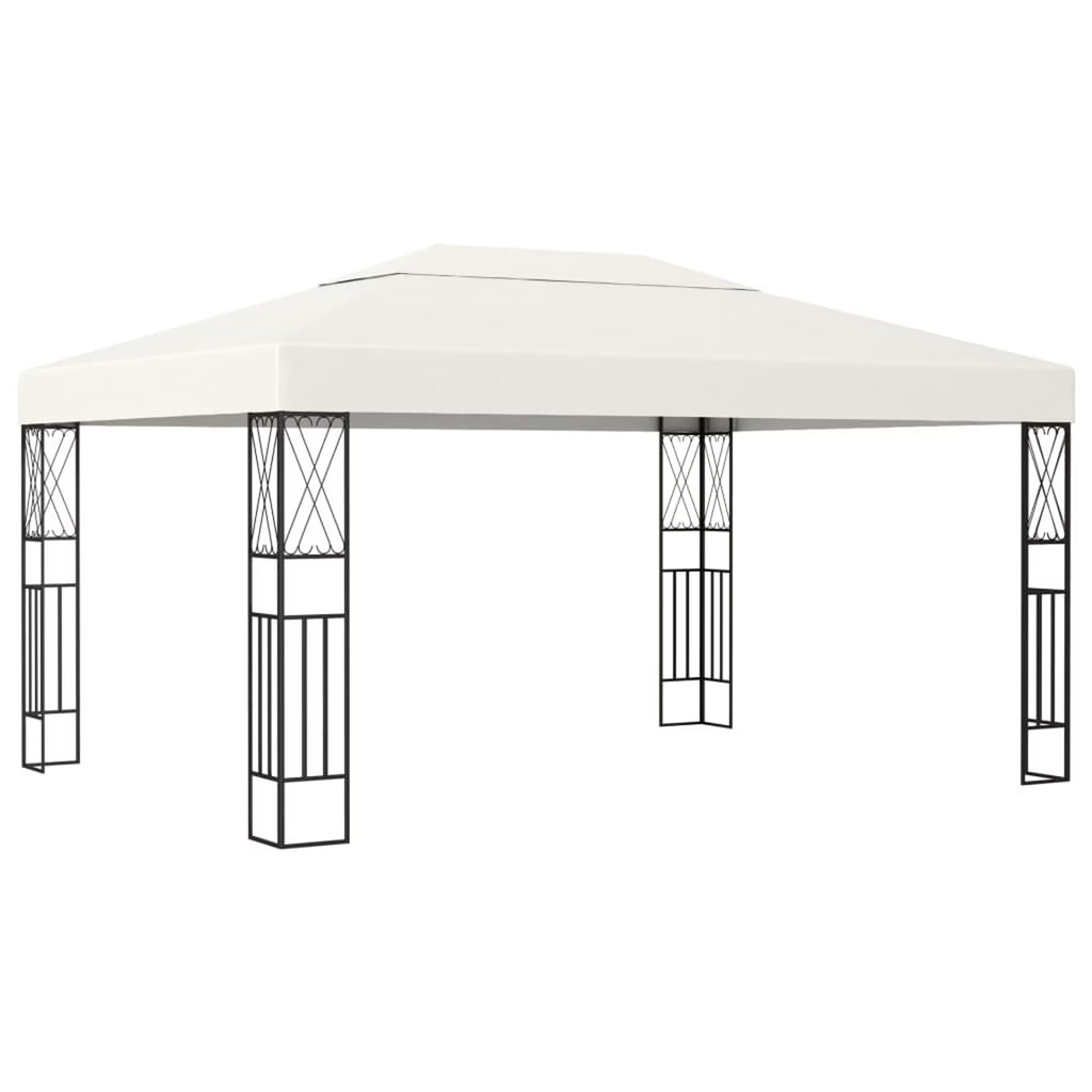Cream Fabric Gazebo H1634