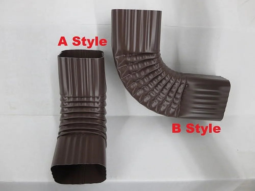 Aluminum Offset Downspout Elbow (3x4 A, ROYAL BROWN) G7899