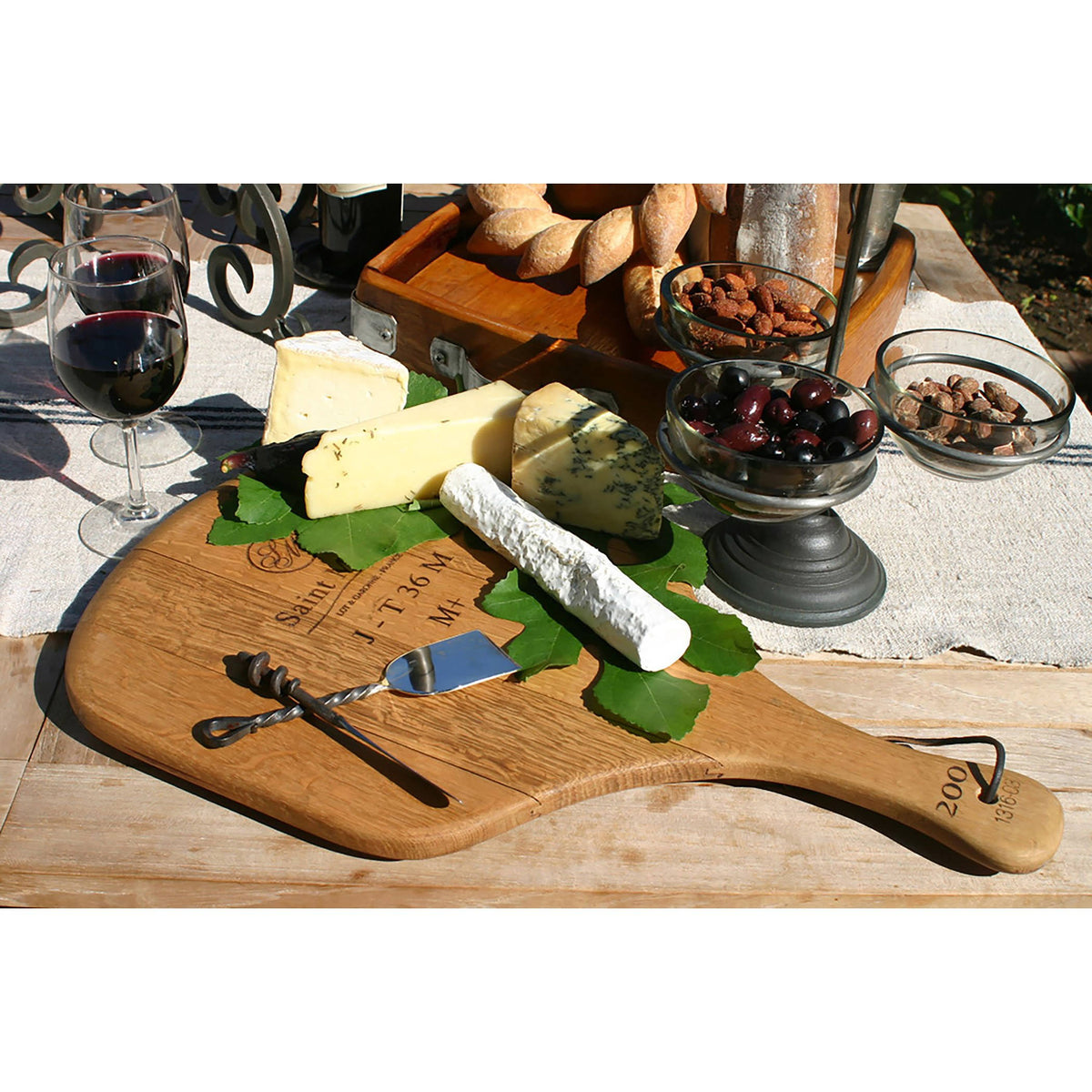 Wine Cask Cheese Board Z526
