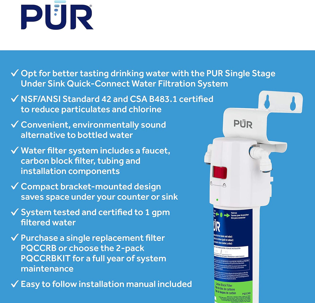 White Pack of 2 Water Filtration System W557181