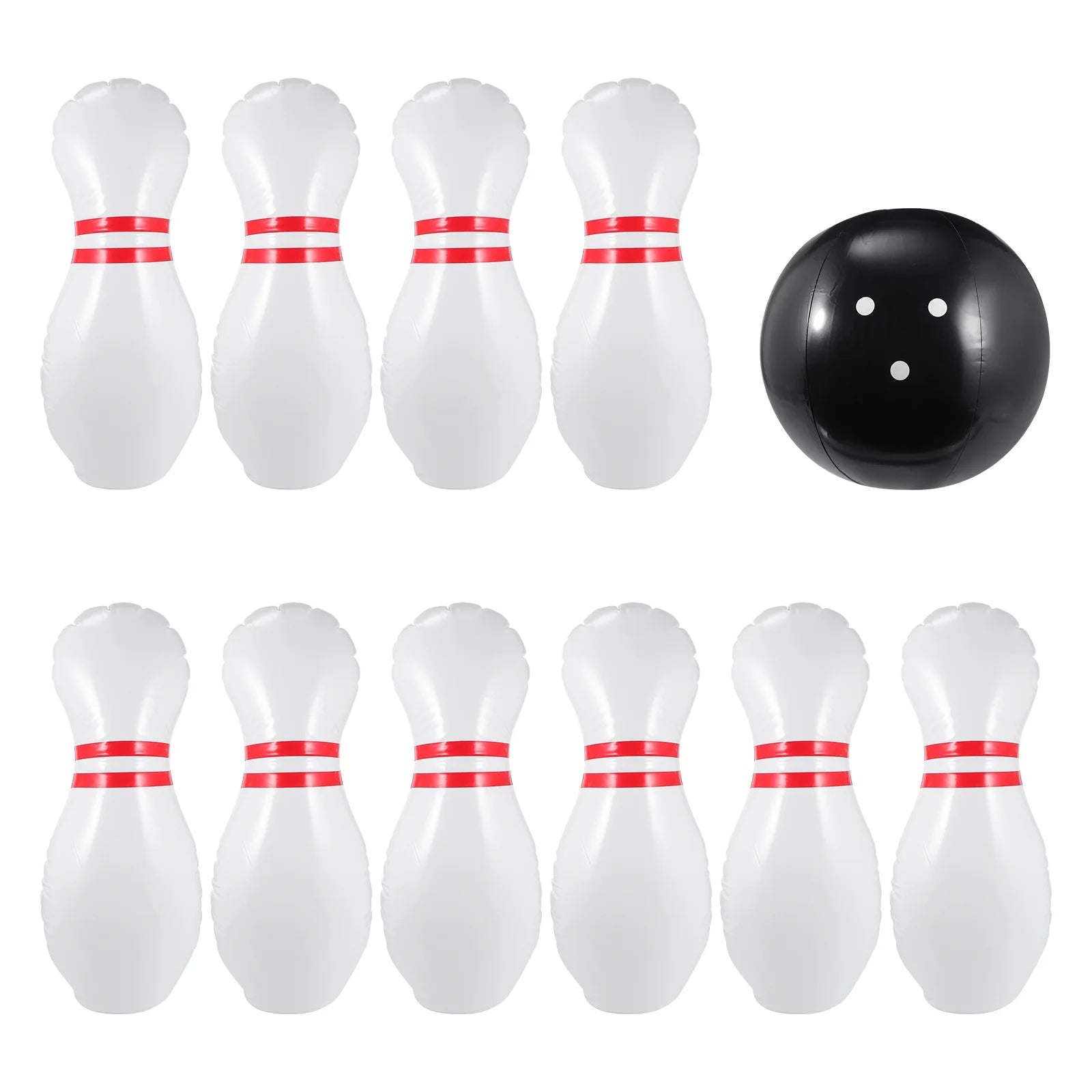 Inflatable Bowling Set Indoor Outdoor Game Y586