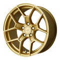 18x9.5 5x4.5x22 +25mm Gold Wheel Rim H451574