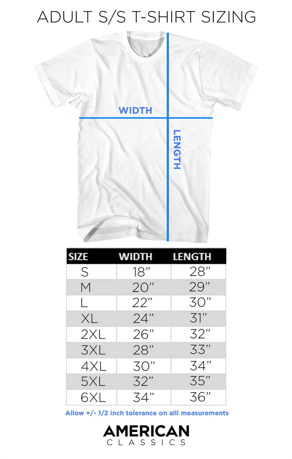 Black Adult T-Shirt 6X L77091