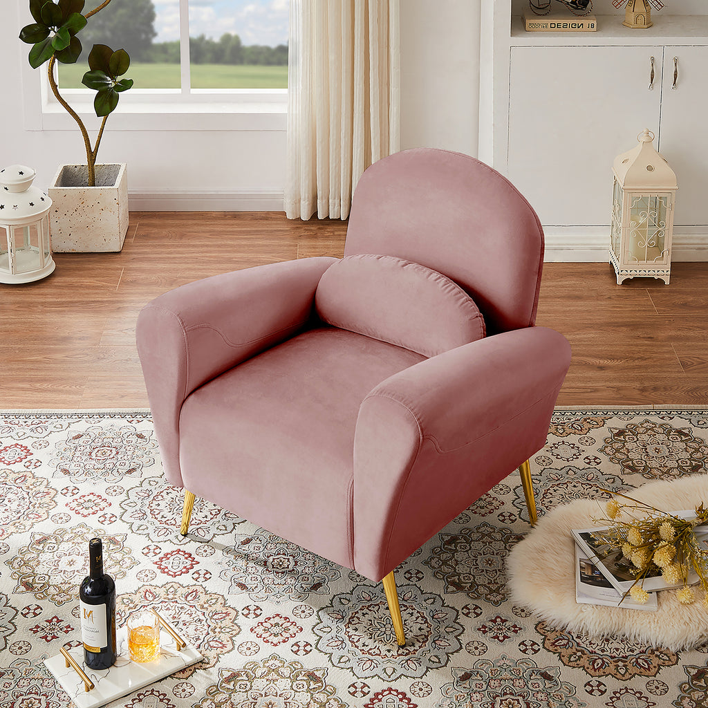 Blue Upholstered Armless Chair B84917